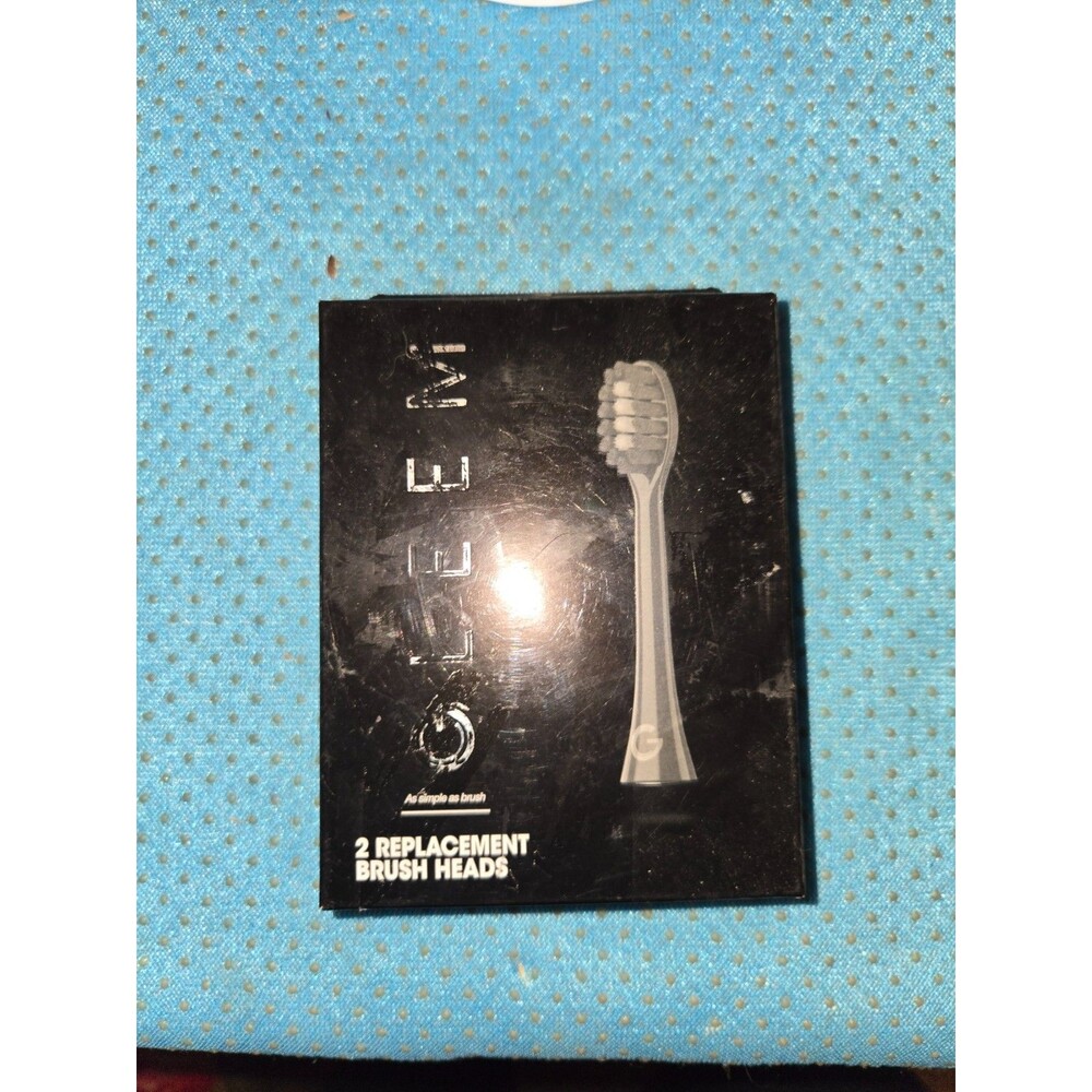 Gleem Soft Bristles Replacement Brush Heads Black 2 Count